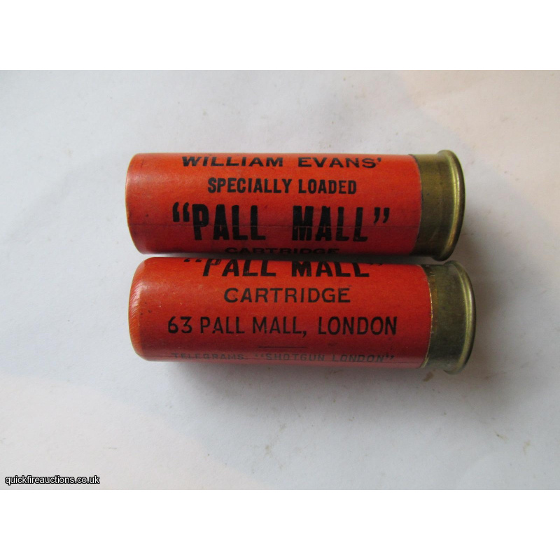 12G R.T.O. WILLIAM EVANS PALL MALL WITH ADDRESS CARTRIDGE  [INERT]