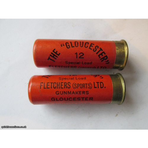 12G R.T.O. FLETCHERS THE GLOUCESTER SPECIAL LOAD CARTRIDGE  [INERT]