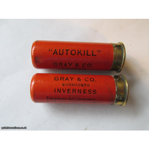 12G R.T.O. GRAY AUTOKILL CARTRIDGE  [INERT]