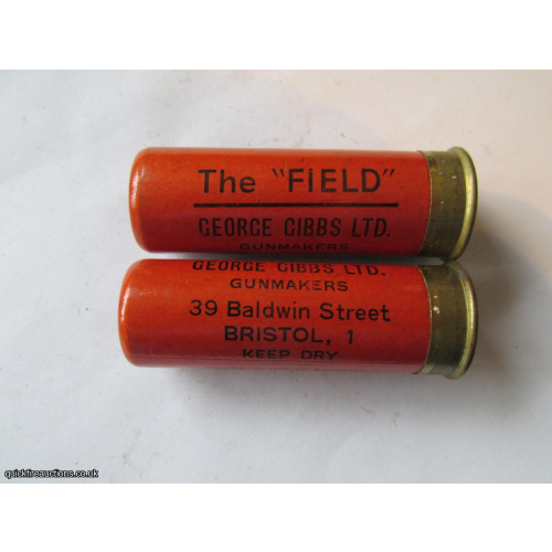 12G R.T.O. GIBBS THE FIELD ORANGE CARTRIDGE  [INERT]
