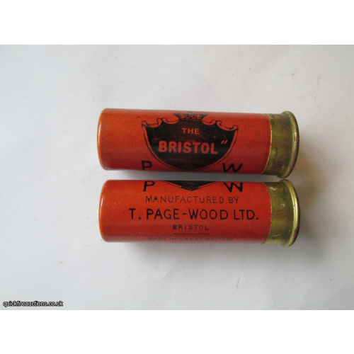 12G R.T.O. PAGE-WOOD THE BRISTOL CARTRIDGE  [INERT]