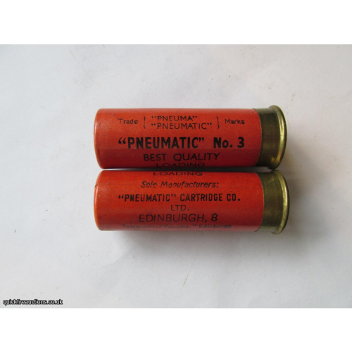 12G R.T.O. PNEUMATIC No 3  SMALL PRINT CARTRIDGE  [INERT]