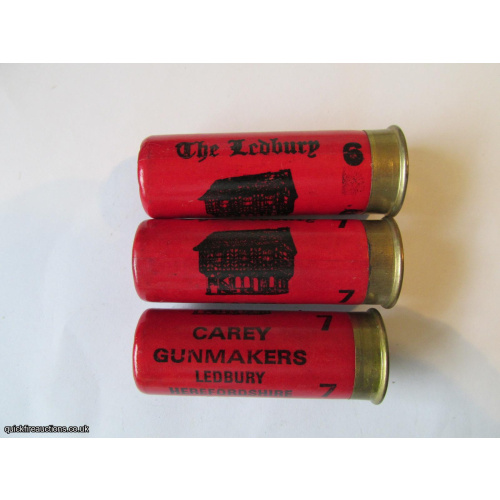 12G CAREY GUNMAKER THE LEDBURY TYPE 1 7mm BRASS CARTRIDGE  [INERT]