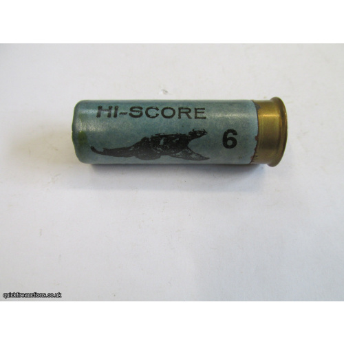 16G MALVERN SHOOTING HI-SCORE CARTRIDGE  [INERT]