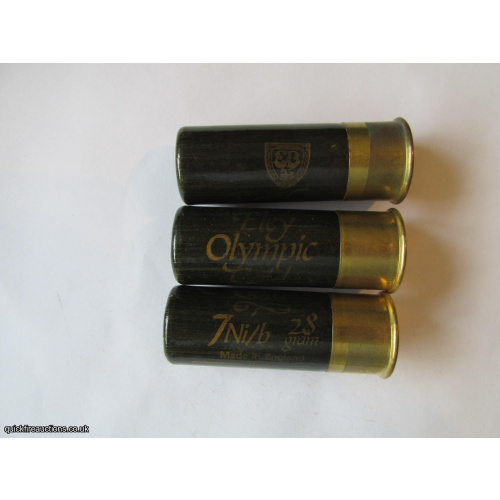 12G ELEY OLYMPIC GOLD WITH SHIELD CARTRIDGE  [INERT]