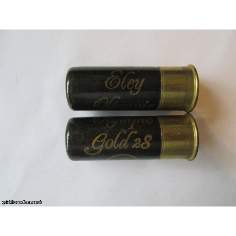12G ELEY OLYMPIC GOLD WITHOUT SHIELD CARTRIDGE  [INERT]