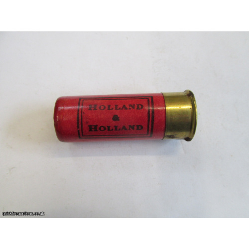 12G HOLLAND & HOLLAND CARTRIDGE  [INERT]