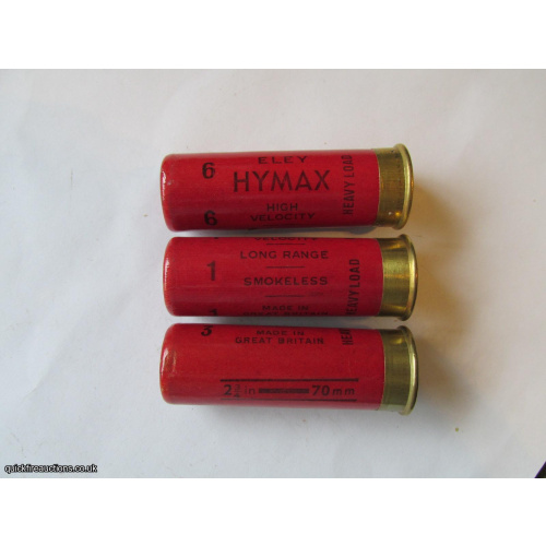 12G ELEY HYMAX HV LR SMOKELESS RED CARTRIDGE  [INERT]