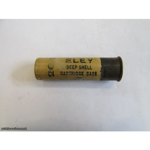 20G R.T.O. TC=CHARLES LANCASTER ELEY DEEP SHELL NOBEL CARTRIDGE  [INERT]