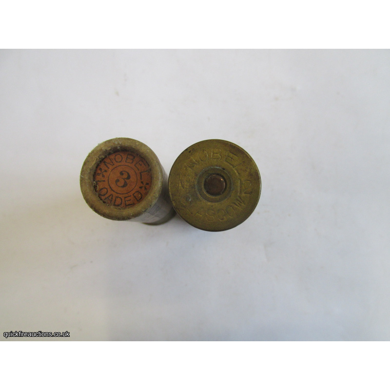 12G R.T.O. NOBELS SPORTING BALLISTITE GLASGOW CARTRIDGE  [INERT]