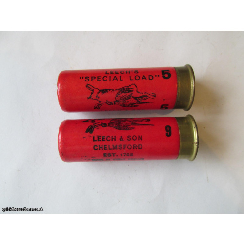 12G LEECHS SPECIAL LOAD BRIGHT RED CARTRIDGE  [INERT]