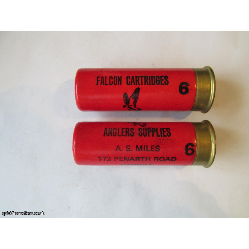 12G  A.S. MILES FALCON ANGLERS SUPPLIES CARTRIDGE  [INERT]