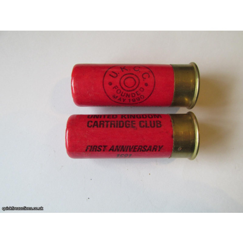 12G UNITED KINGDOM CARTRIDGE CLUB CARTRIDGE  [INERT]
