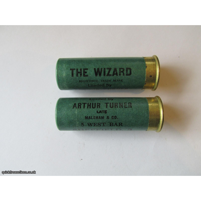 12G  R.T.O. ARTHUR TURNER THE WIZARD DARK GREEN CARTRIDGE  [INERT]