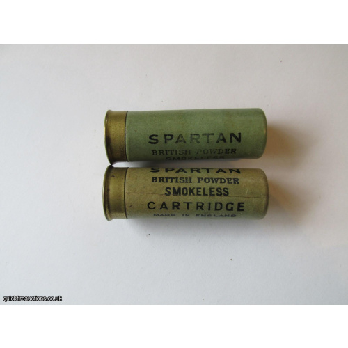 12G R.T.O. SPARTAN BRITISH POWDER SMOKELESS CARTRIDGE  [INERT]
