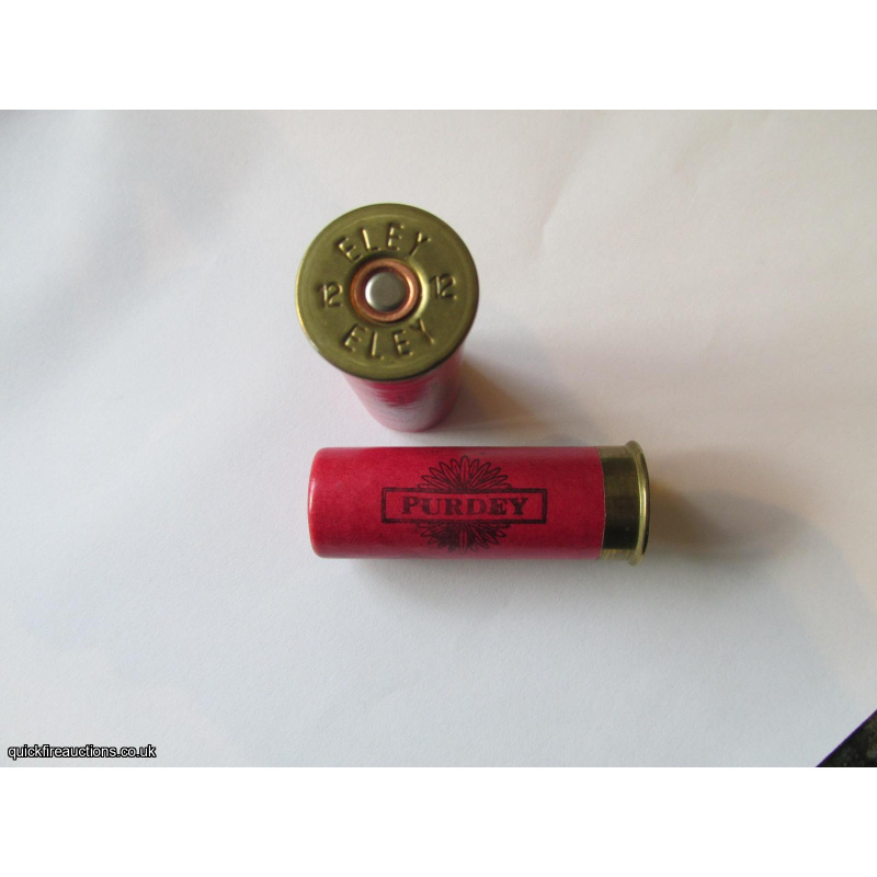 12G PURDEY HS= ELEY  CARTRIDGE  [INERT]