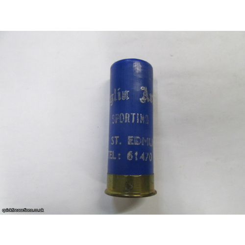 12G ANGLIA ARMS SPORTING CARTRIDGE [INERT]