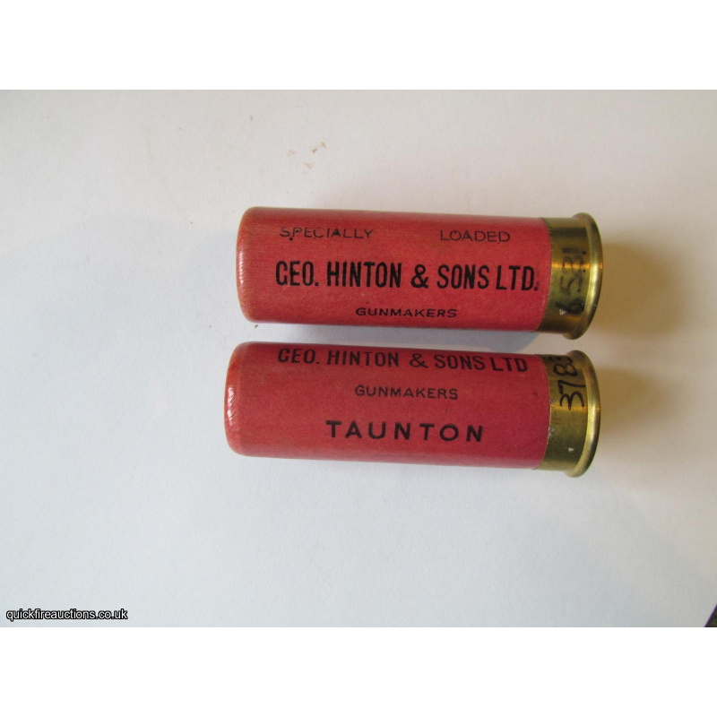 12G R.T.O. HINTON & SONS SPECIALLY LOADED CARTRIDGE  [INERT]