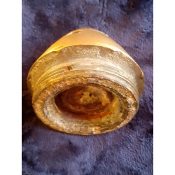 German KZ14 Brass fuze. Fired with some marks 