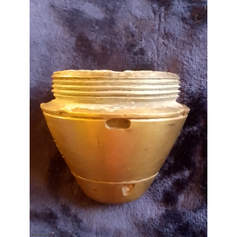 German KZ14 Brass fuze. Fired with some marks 
