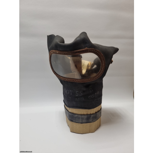 1937 Vintage British Civilian Gas Mask Respirator WW2 Home Front No Filter