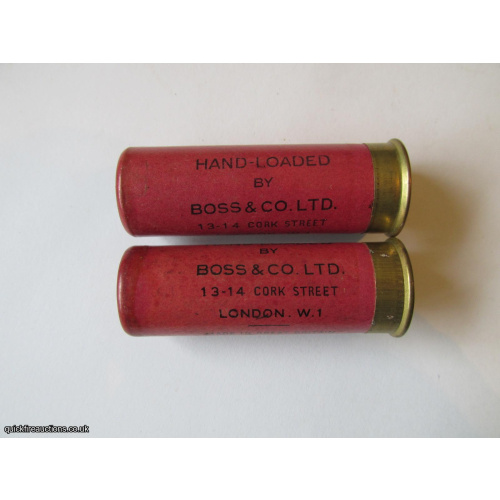 12G R.T.O. BOSS & CO LTD CORK STREET PINK CARTRIDGE  [INERT]