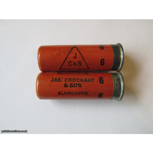 12G JAS. CROCKART  J C & S  CARTRIDGE  [INERT]