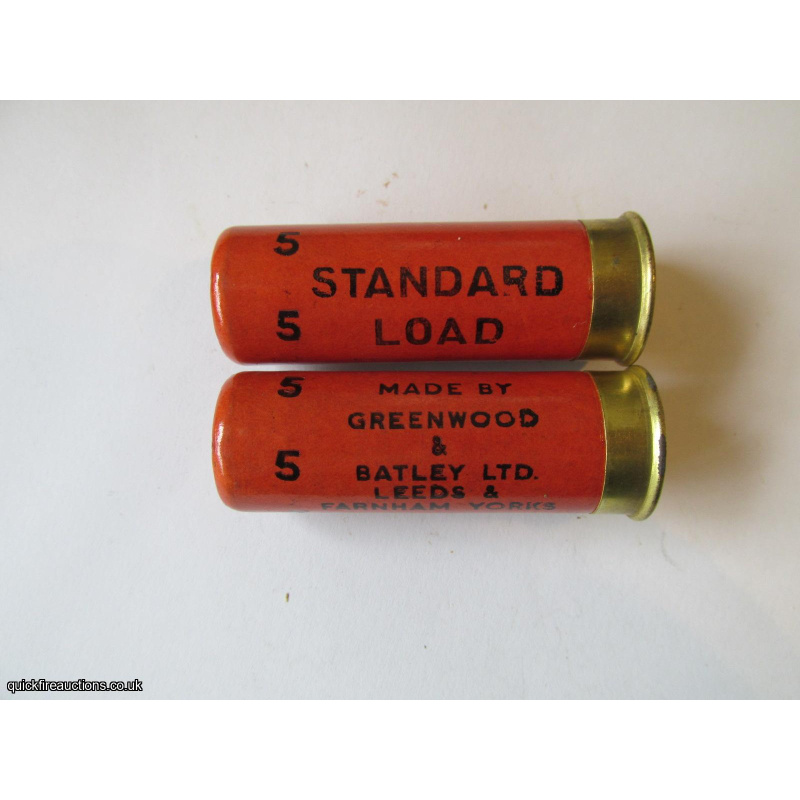 12G GREENWOOD & BATLEY STANDARD LOAD ORANGE CARTRIDGE  [INERT]