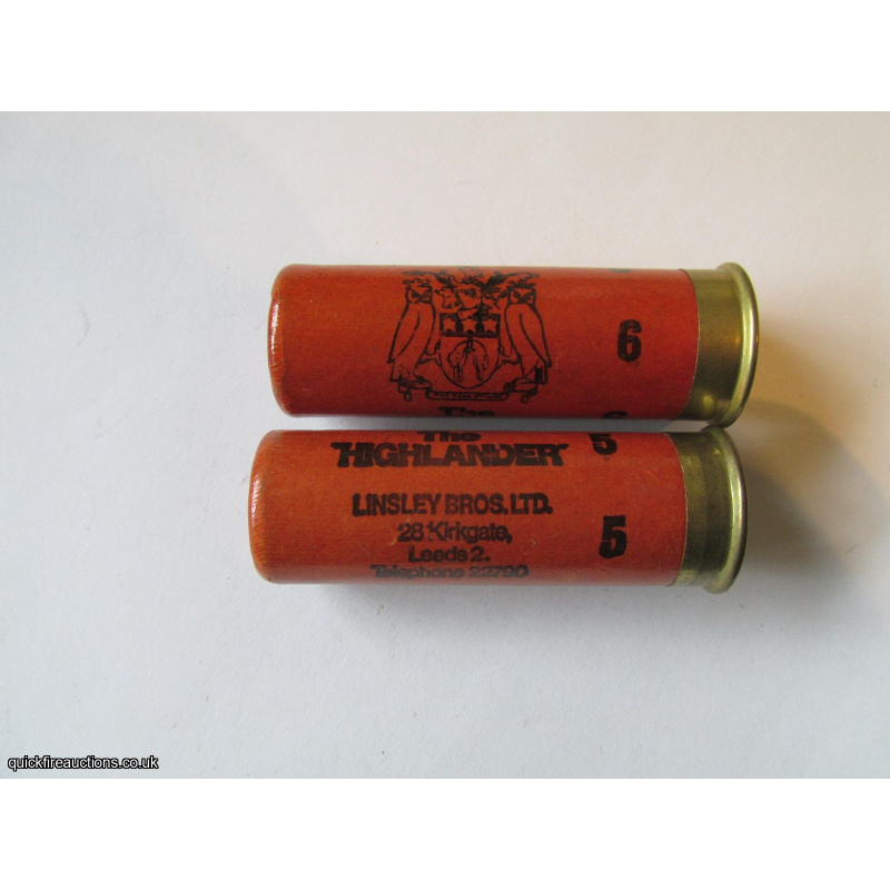 12G LINSLEY THE HIGHLANDER CARTRIDGE  [INERT]