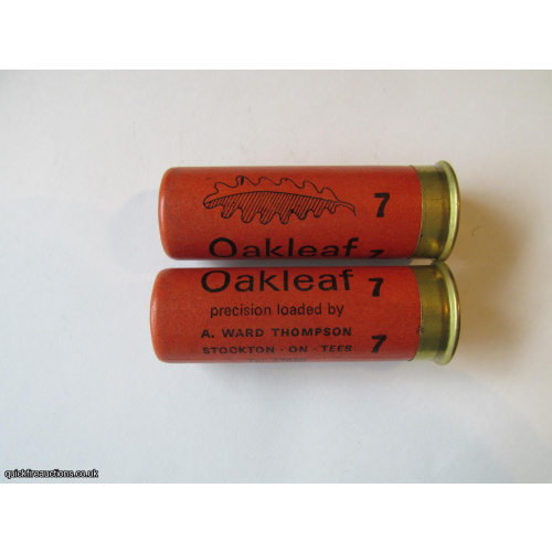 12G WARD THOMPSON OAKLEAF CARTRIDGE  [INERT]