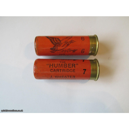 12G WHEATER THE HUMBER ORANGE CARTRIDGE  [INERT]