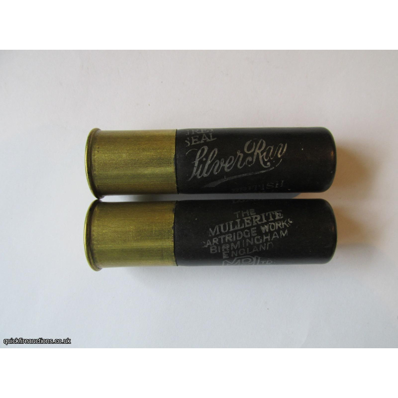 12G R.T.O. MULLERITE 3inch GREY SEAL SILVER RAY 25mm BRASS CARTRIDGE  [INERT]