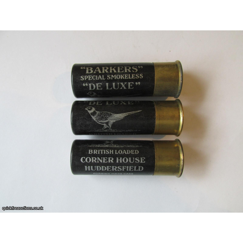 12G R.T.O. BARKERS SPECIAL SMOKELESS DE LUXE CARTRIDGE  [INERT]
