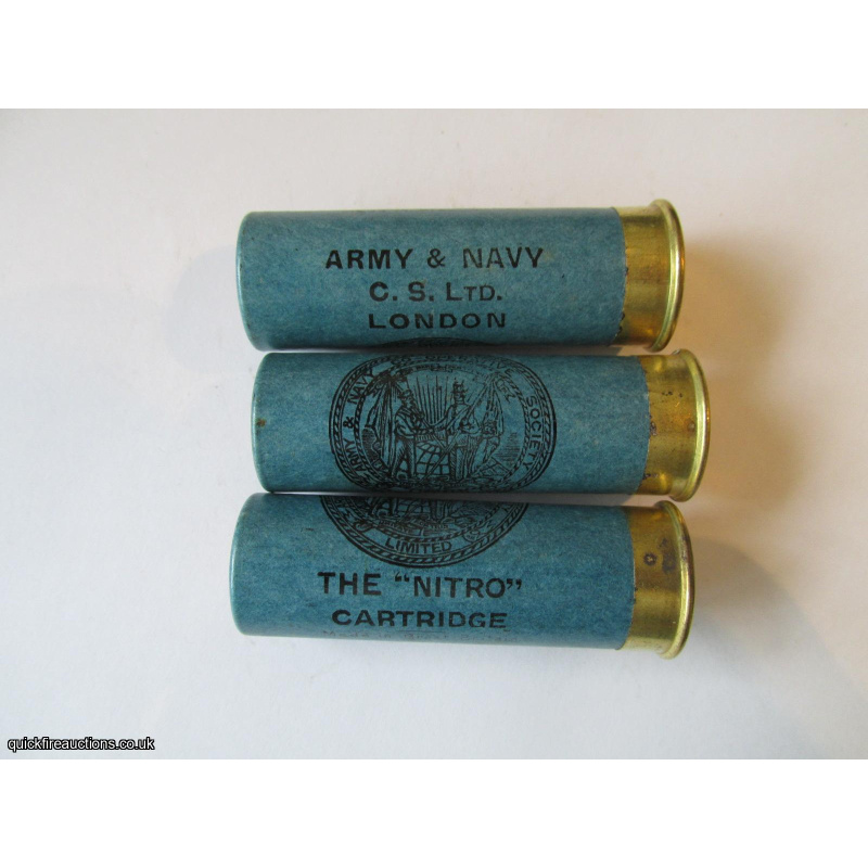 12G R.T.O. ARMY & NAVY C.S. LTD THE NITRO CARTRIDGE  [INERT]