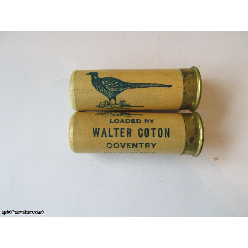 12G R.T.O. WALTER COTON [PHEASANT] BLUE PRINT  CARTRIDGE  [INERT]