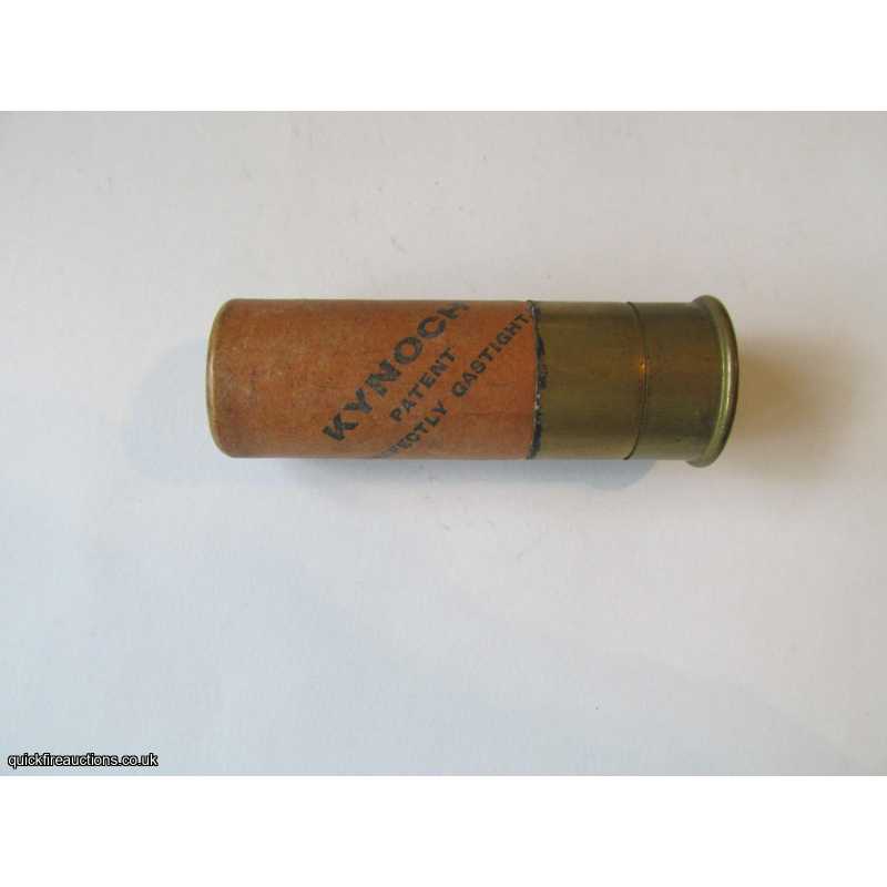 12G R.T.O. KYNOCH PATENT PERFECTLY GASTIGHT BIRMINGHAM  CARTRIDGE  [INERT]
