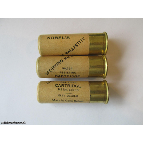 12G R.T.O. NOBELS SPORTING BALLISTITE CARTRIDGE CARTRIDGE  [INERT]