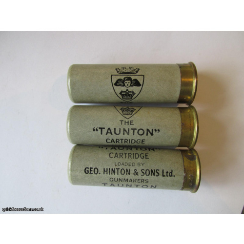 12G R.T.O. HINTON & SONS THE TAUNTON CARTRIDGE  [INERT]
