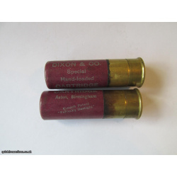 12G R.T.O. DIXON & CO SPECIAL KYNOCH PERFECTLY GASTIGHT  CARTRIDGE  [INERT]