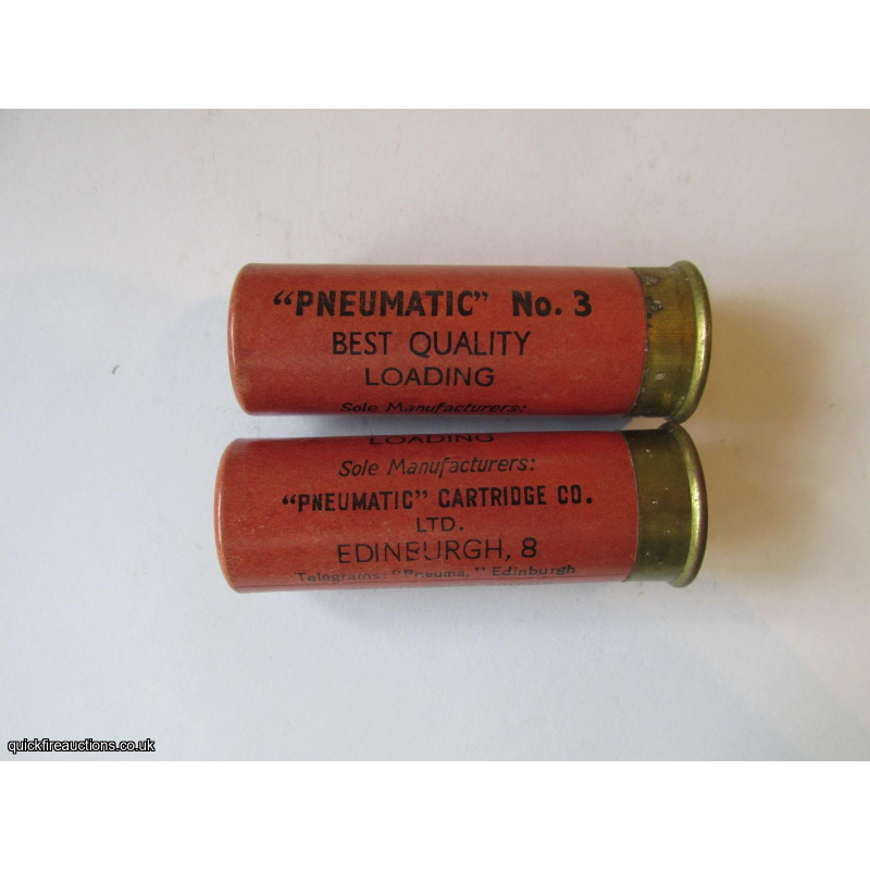 12G R.T.O. PNEUMATIC No 3 [WITHOUT TRADE MARK] PEACH CARTRIDGE  [INERT]