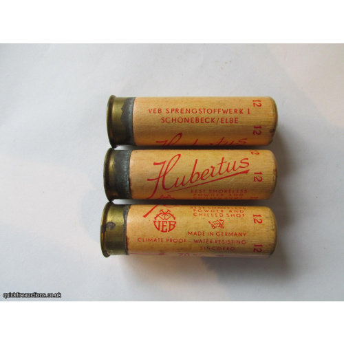 12G R.T.0. SCHONEBECK HUBERTUS YELLOW CARTRIDGE  [INERT]