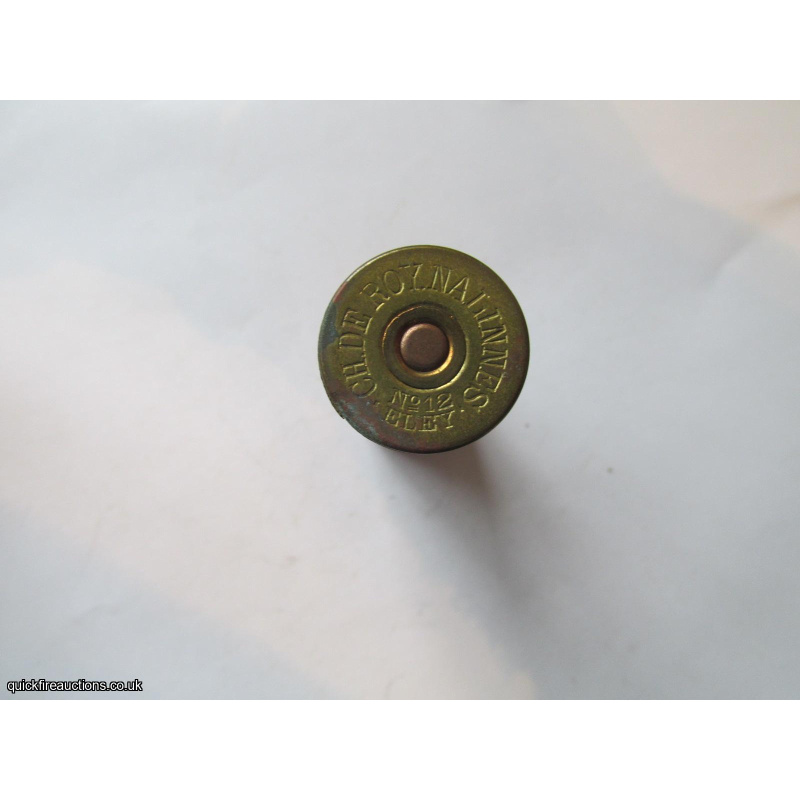 12G R.T.O. DE ROY IAXA SPECIAL ELEY SPLIT BRASS  CARTRIDGE  [INERT]