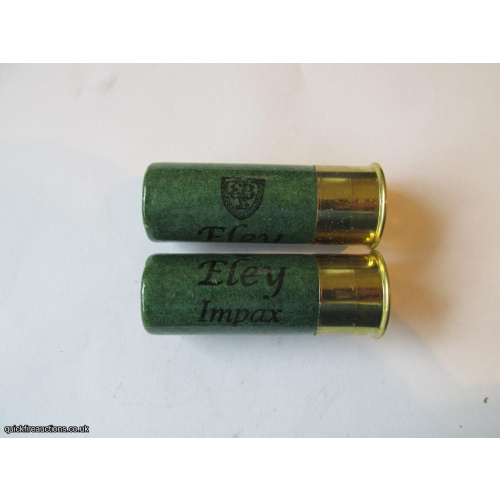 12G ELEY IMPAX GREEN CARTRIDGE  [INERT]