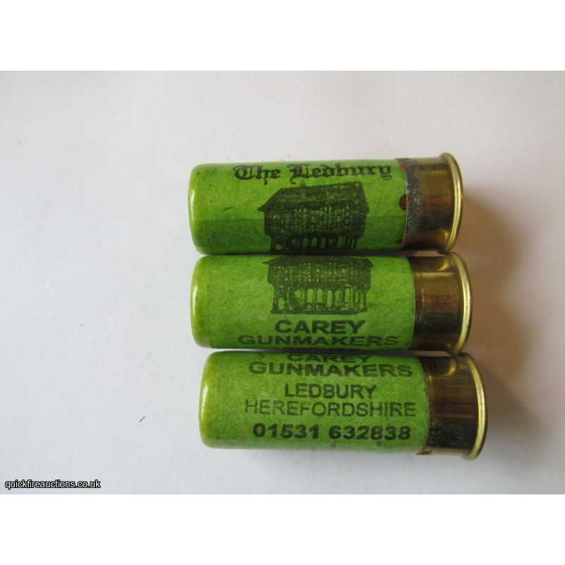 12G CAREY GUNMAKER THE LEDBURY BRIGHT GREEN CARTRIDGE  [INERT]