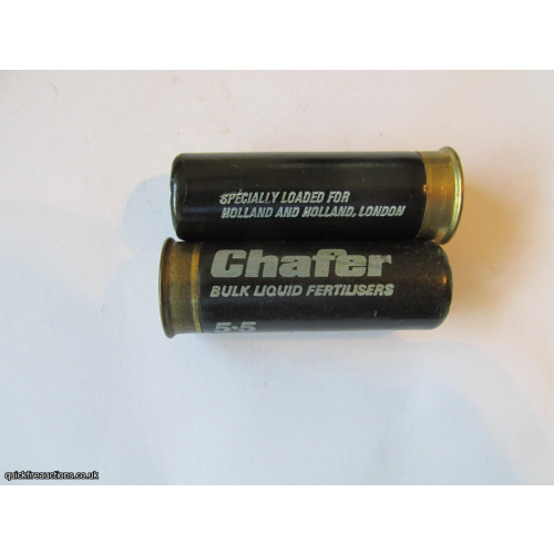 12G HOLLAND & HOLLAND CHAFER CARTRIDGE  [INERT]