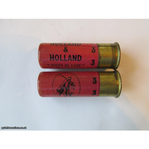 12G HOLLAND & HOLLAND SUPER DE LUXE CARTRIDGE  [INERT]