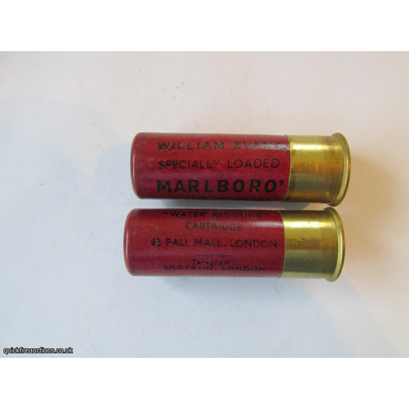12G R.T.O. WILLIAM EVANS MARLBORO DARK RED CARTRIDGE  [INERT]