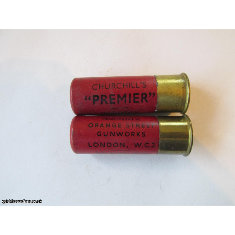 12G R.T.O. CHURCHILLS PREMIER CARTRIDGE  [INERT]