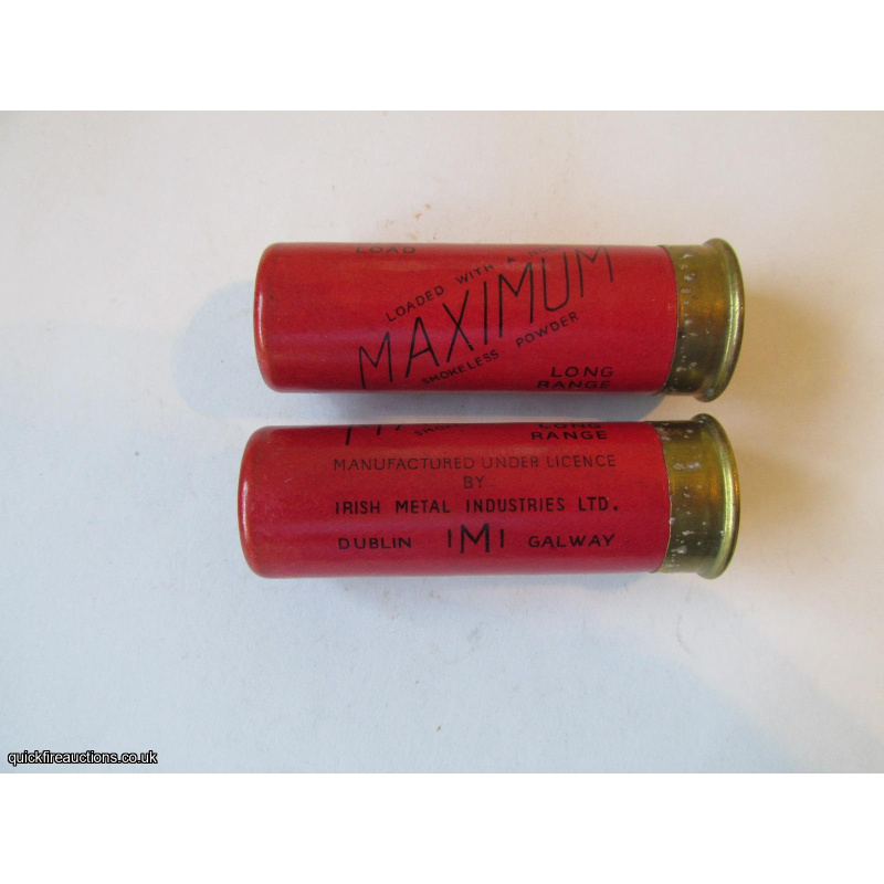 12G R.T.O. IRISH METAL IND MAXIMUM EK ICI CARTRIDGE  [INERT]