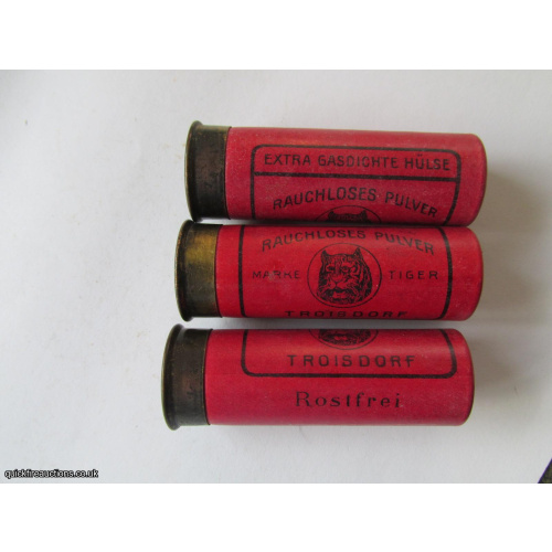 12G R.T.O. CURTIS & HARVEY TC PULVER TIGER CARTRIDGE  [INERT]